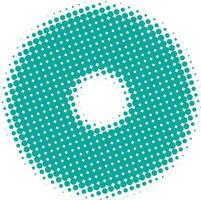 Halftone circular background vector