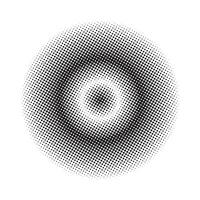 Abstract grunge halftone circles shapes background vector