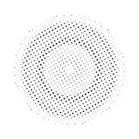 Abstract grunge halftone circles shapes background vector