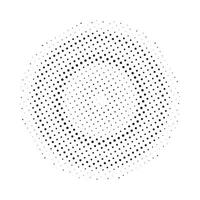 Abstract grunge halftone circles shapes background vector