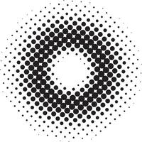 Halftone dot pattern texture vector