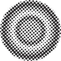 Circle halftone pattern background vector