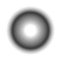 Abstract black halftone circle background vector