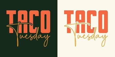 Taco lettering with vector illustration Cinco de mayo funny hand-drawn typography Set of taco lettering with vector illustration cinco de mayo funny hand drawn typography