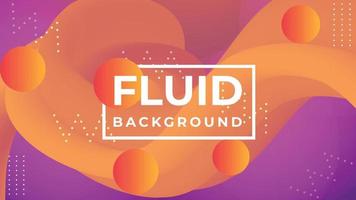 Modern abstract background with 3d fluid shapes vector