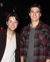 LOS ANGELES, DEC 17 - Josh Heine Cupid , Bradford Anderson Achilles on set during the making of the movie Cupid and Eros at The Good Nite Bar on December 17, 2010 in No Hollywood , CA photo