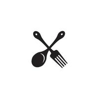 Spoon icon logo vector