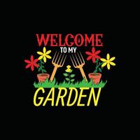 Welcome to my garden vector t-shirt template. Vector graphics, gardening typography design. Can be used for Print mugs, sticker designs, greeting cards, posters, bags, and t-shirts.