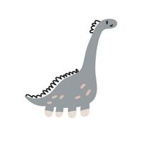 Boho baby toy character dinosaur. Boho Baby Nursery Scandinavian Neutral Decor Element. Baby Shower Minimalist Clipart for Newborn vector