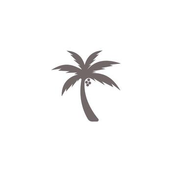 árbol de coco vector