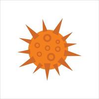 Virus Bacteria vector illustration icon