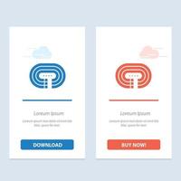 Running Stadium Surface Track  Blue and Red Download and Buy Now web Widget Card Template vector