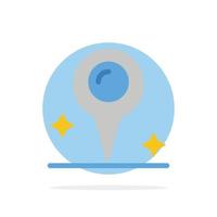 Map Location Marker Abstract Circle Background Flat color Icon vector