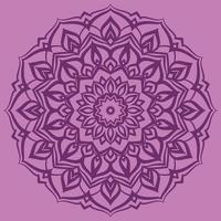 abstract mandala art with youth and soft color circular decoration for web or print vector design element