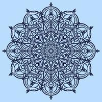 Printmandala art vector abstract round trippy ethnic design for web or print element