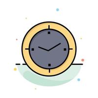 Time Timer Compass Machine Abstract Flat Color Icon Template vector