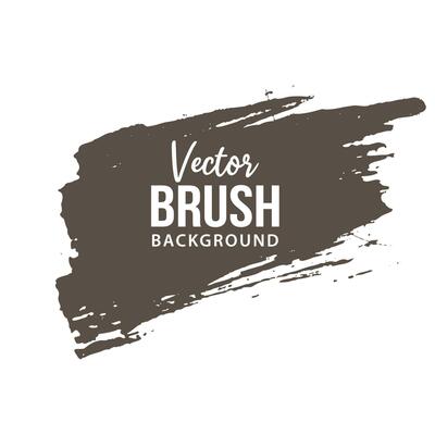 Abstract hand painted ink brush stroke