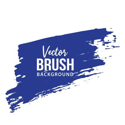 Hand drawn abstract paint brush strokes