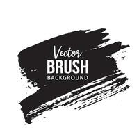 Isolated grunge ink brush stroke vector