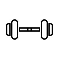 Dumbbell Icon Design. Dumbbells for sports halls, Fitness, Health and activity icons. Black sign design vector