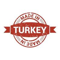 Turkey stamp design vector