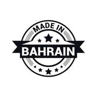 vector de diseño de sello de bahrein