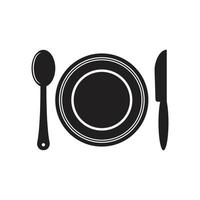 Cutlery vector icon illustration sign