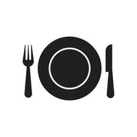 Cutlery vector icon illustration sign