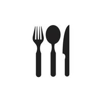 Cutlery vector icon illustration sign