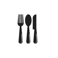 Cutlery vector icon illustration sign