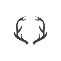 Deer horns Logo Template vector icon illustration design