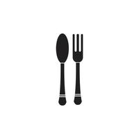 Cutlery vector icon illustration sign