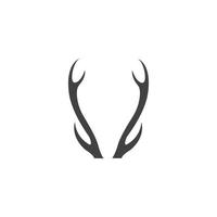 Deer horns Logo Template vector icon illustration design