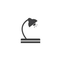 desk lamp icon vector