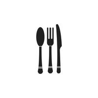 Cutlery vector icon illustration sign