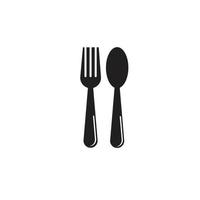 Cutlery vector icon illustration sign