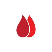 Blood ilustration logo vector