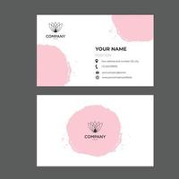 tarjeta de visita de onda elegante color negro y gris vector