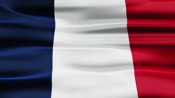 animação da bandeira da França video