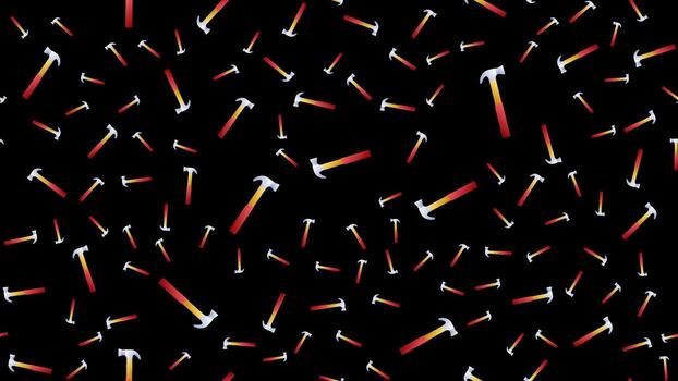 martillo, icono, seamless, patrón, herramienta, diseño, seamless, patrón vector