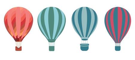 Multicolored balloons. Bright color illustration on a white background. Vector. vector