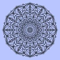 abstract mandala art circular motif design round traditional ornament for web or print vector element