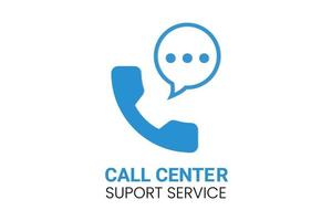 Vectores de call center support service