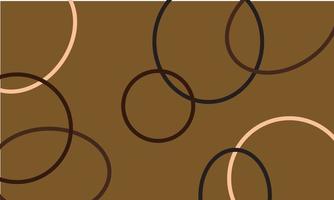 circle frame on brown background vector