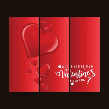 Valentine Abstract Background vector