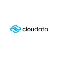 diseño de logotipo de nube de datos vector