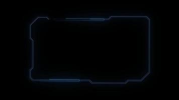 Hud Frame Digital Technology Plexus Lines video