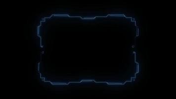 Hud Frame Digital Technology Plexus Lines video