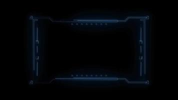 Hud Frame Digital Technology Plexus Lines video