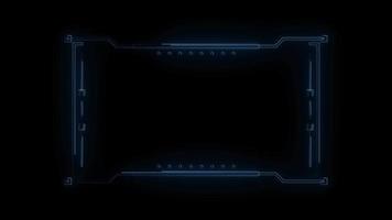 Hud Frame Digital Technology Plexus Lines video